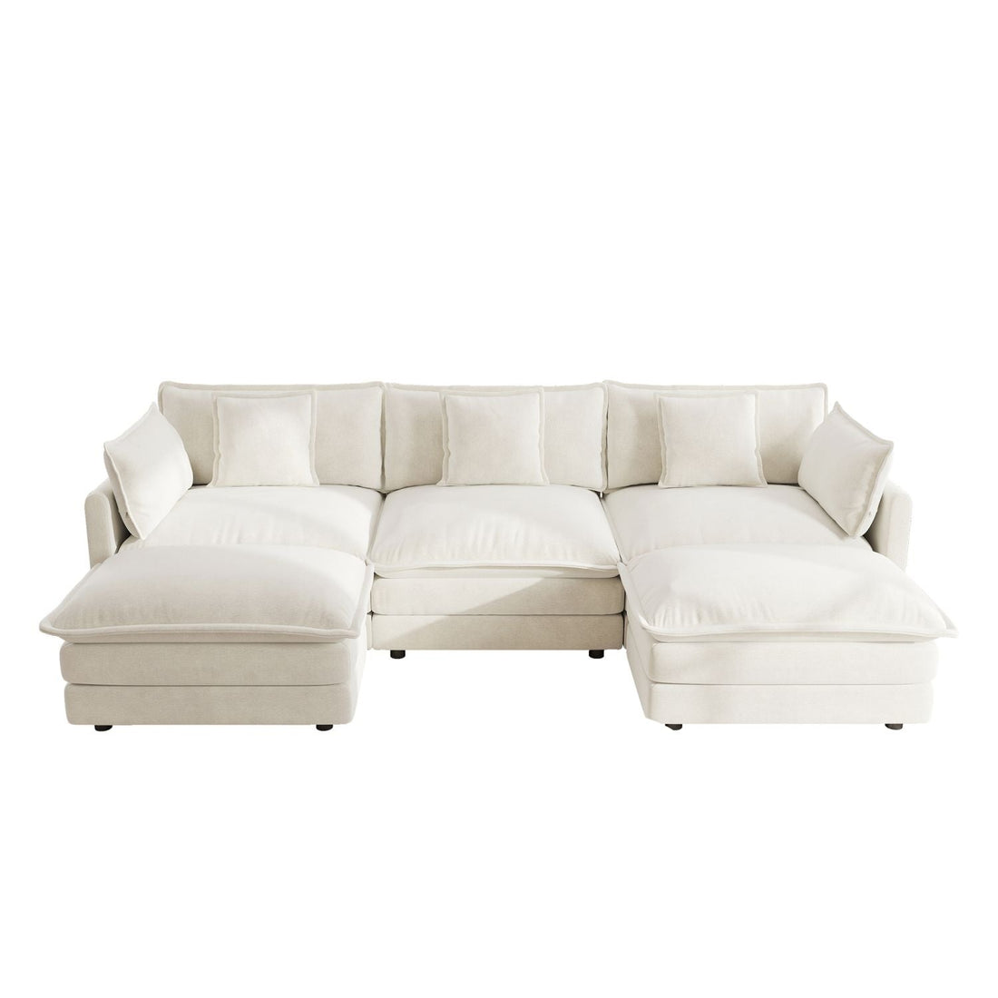 Settle In — U-Shaped Modular Sectional in Chenille