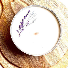 Lilac Field — Hand-Poured Soy Candle with Botanicals
