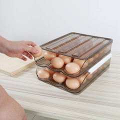 Roll & Keep — Double-Layer Fridge Egg Keeper