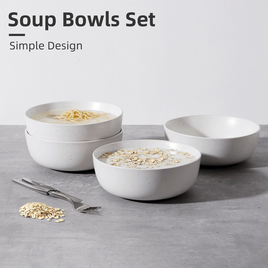 Daily Bowl — Ceramic Set of Four for Everyday Meals