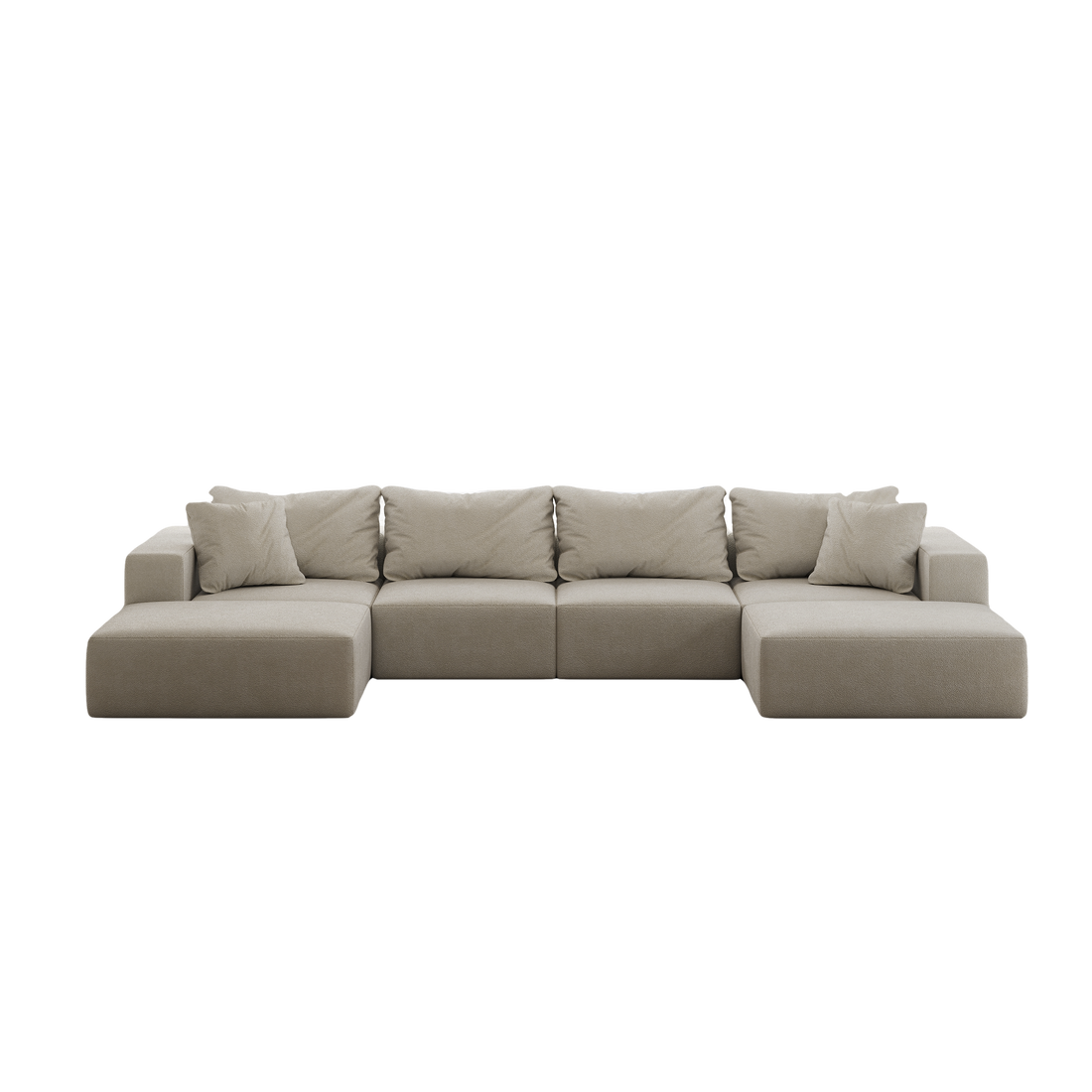 Cloud Lounge — Oversized Chenille Sectional Sofa