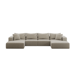 Cloud Lounge — Oversized Chenille Sectional Sofa