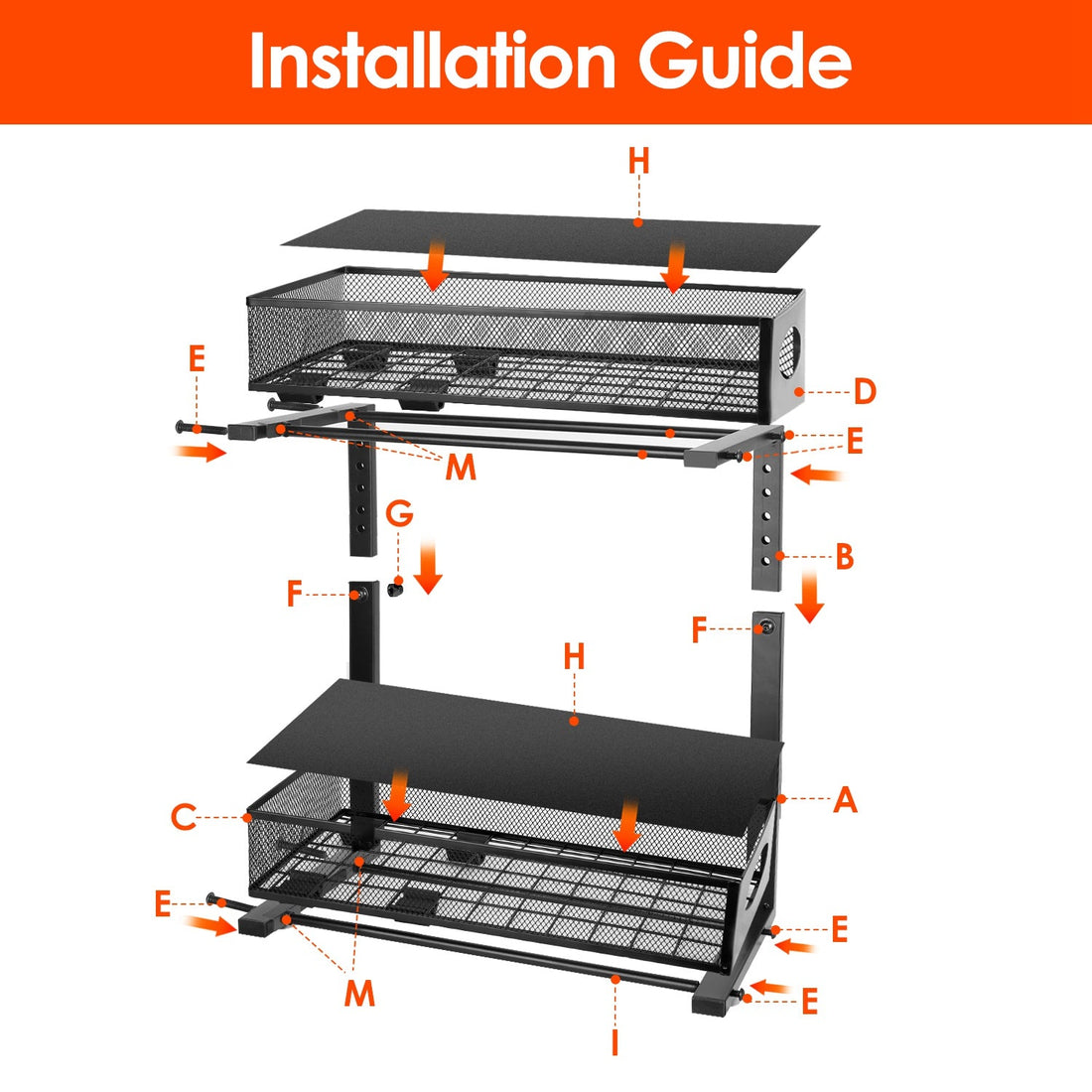 Tucked Away — Two-Tier Pull-Out Under-Sink Organizer