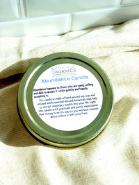Abundance — Hand-Poured Soy Candle with Citrine