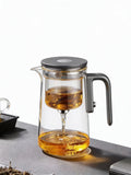 Slow Pour — Magnetic-Release Glass Teapot