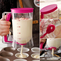 Drip-Free Batter Dispenser — Pancakes, Muffins & More