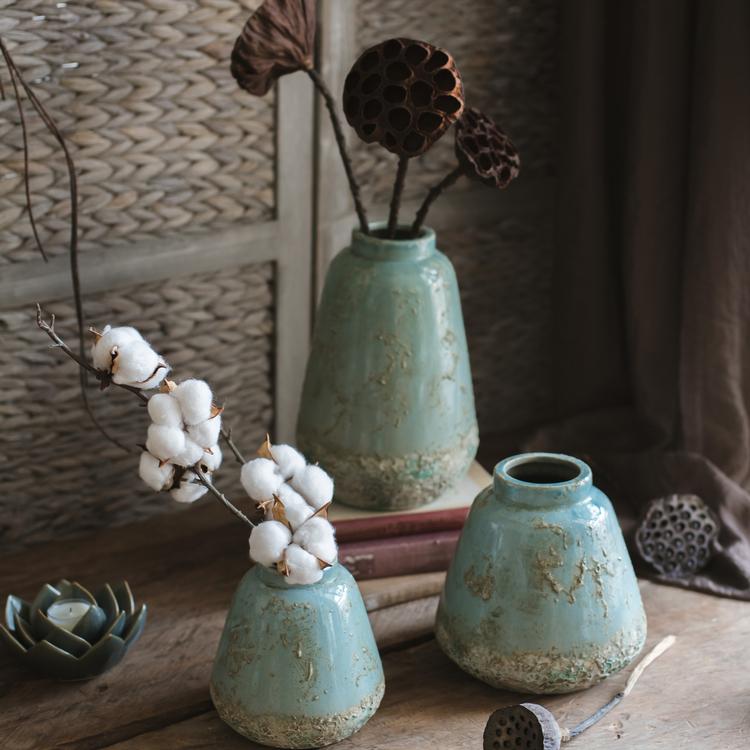 Tide Pool — Handmade Turquoise Ceramic Vase