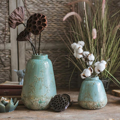 Tide Pool — Handmade Turquoise Ceramic Vase